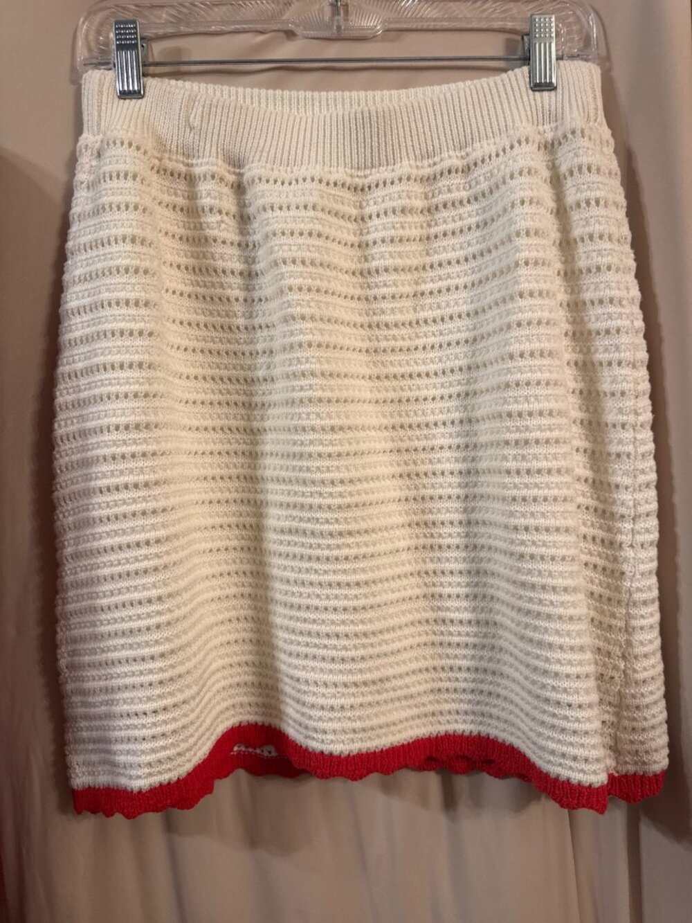 FRNCH Sunset Sailer Skirt Open Knit Size Medium